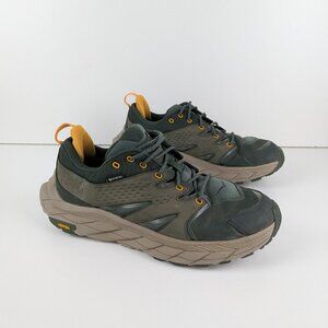 Hoka One One Anacapa Low Gtx Green Mens Hiking Trail Shoes Size 10D 1122017DBRYL